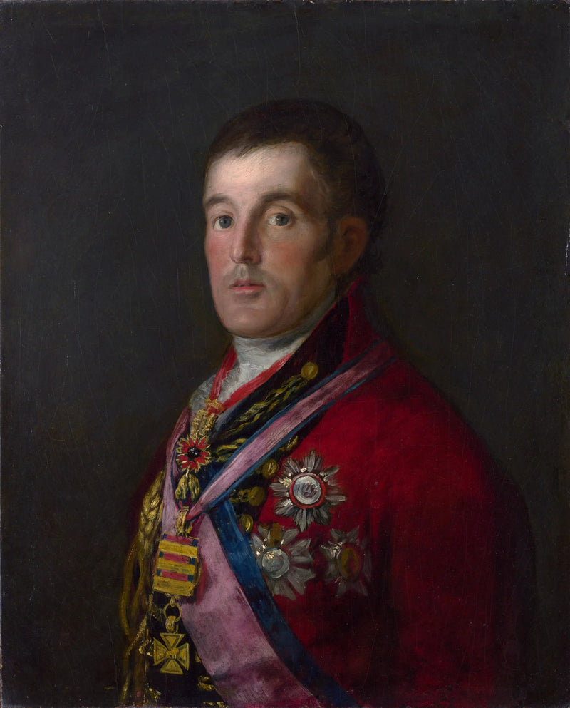 Portræt af hertugen af Wellington - Francisco de Goya