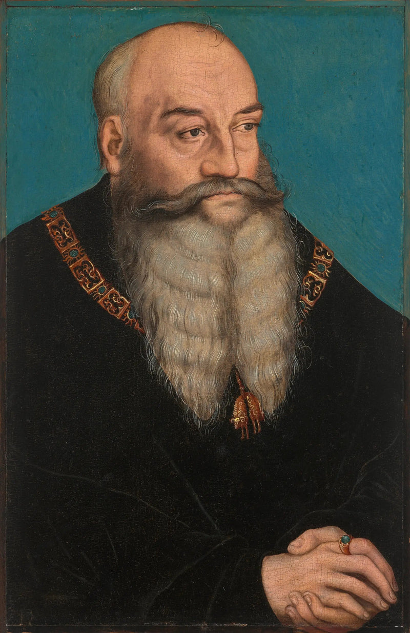 Portræt af hertug Georg af Sachsen - Lucas Cranach den Ældre