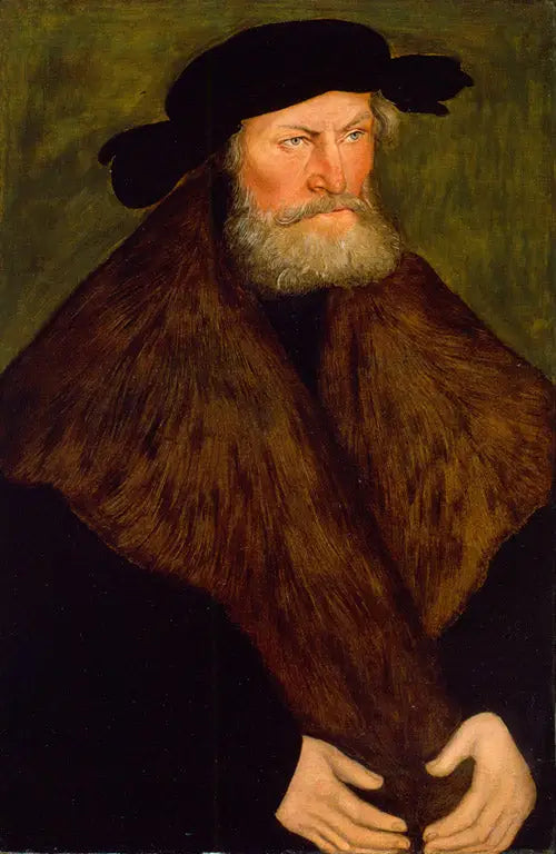 Portræt af hertug Henri den fromme af Sachsen - Lucas Cranach den Ældre