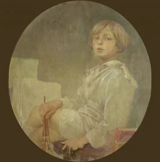 Portrait af Muchas søn, Jiří - Alphonse Mucha