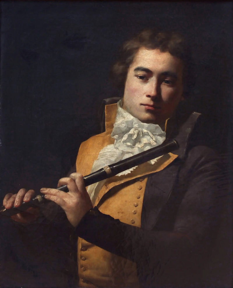 Portræt af fløjtenisten François Devienne - Jacques-Louis David