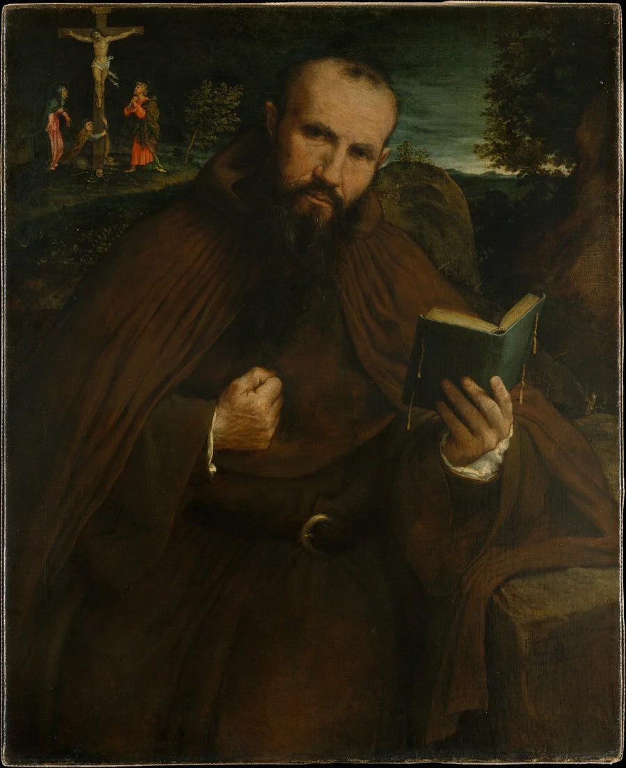 Portræt af bror Gregorio Belo de Vicence - Lorenzo Lotto