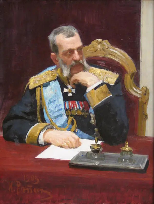 Portræt af storfyrst Vladimir Alexandrovitch - Ilya Repin
