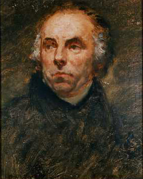 Portræt af den engelske gravør Reynolds - Ary Scheffer