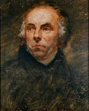 Portræt af den engelske gravør Reynolds - Ary Scheffer