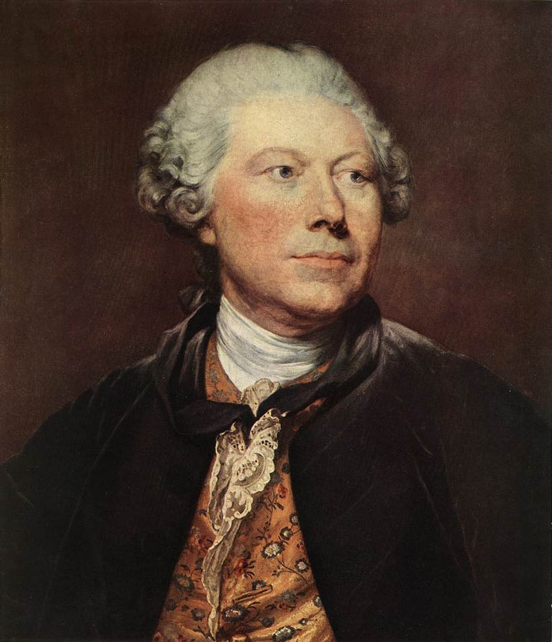 Portræt af gravøren Jean-Georges Wille - Jean-Baptiste Greuze