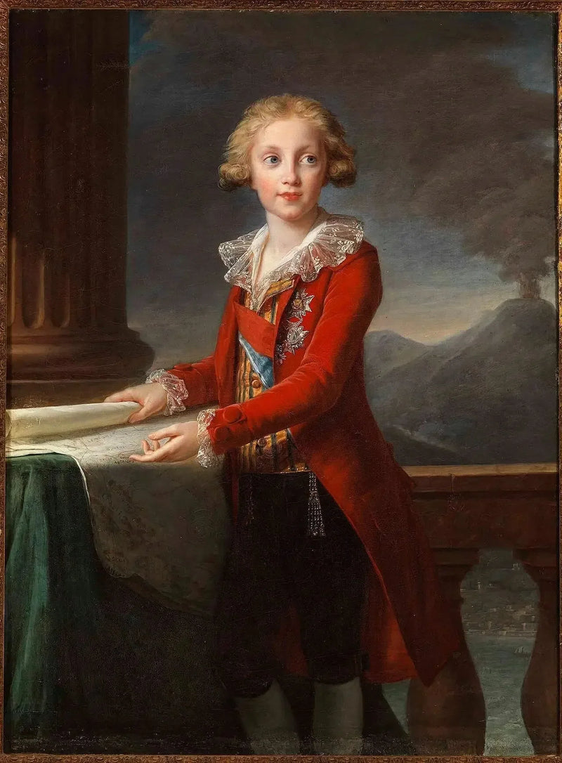 Portrait af den unge Francesco af Bourbon-Sicilien - Élisabeth Vigée Le Brun