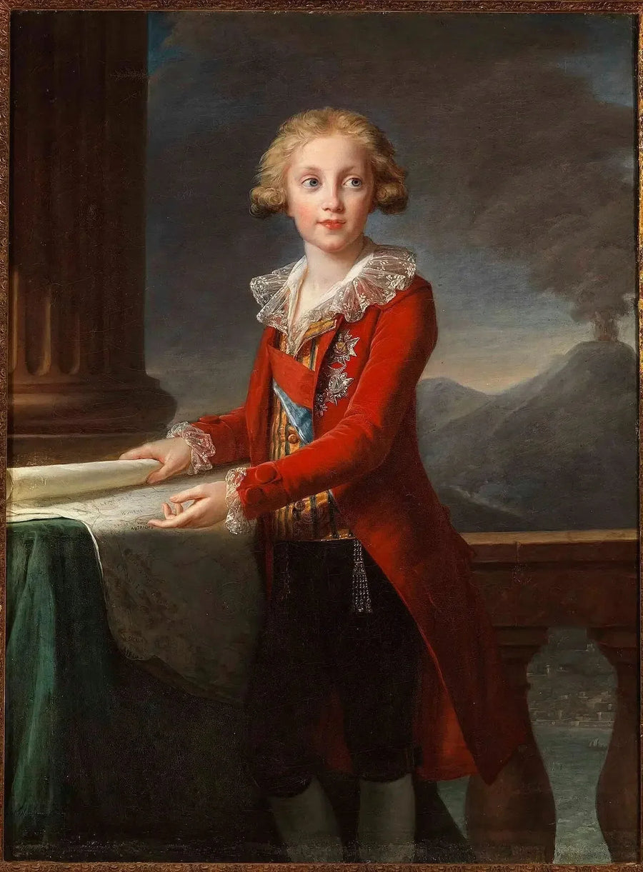 Portrait af den unge Francesco af Bourbon-Sicilien - Élisabeth Vigée Le Brun
