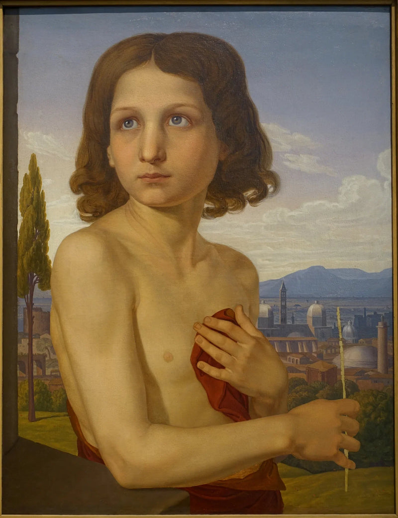 Portræt af den unge Xaverio som Sankt Johannes Døberen - Johann Friedrich Overbeck