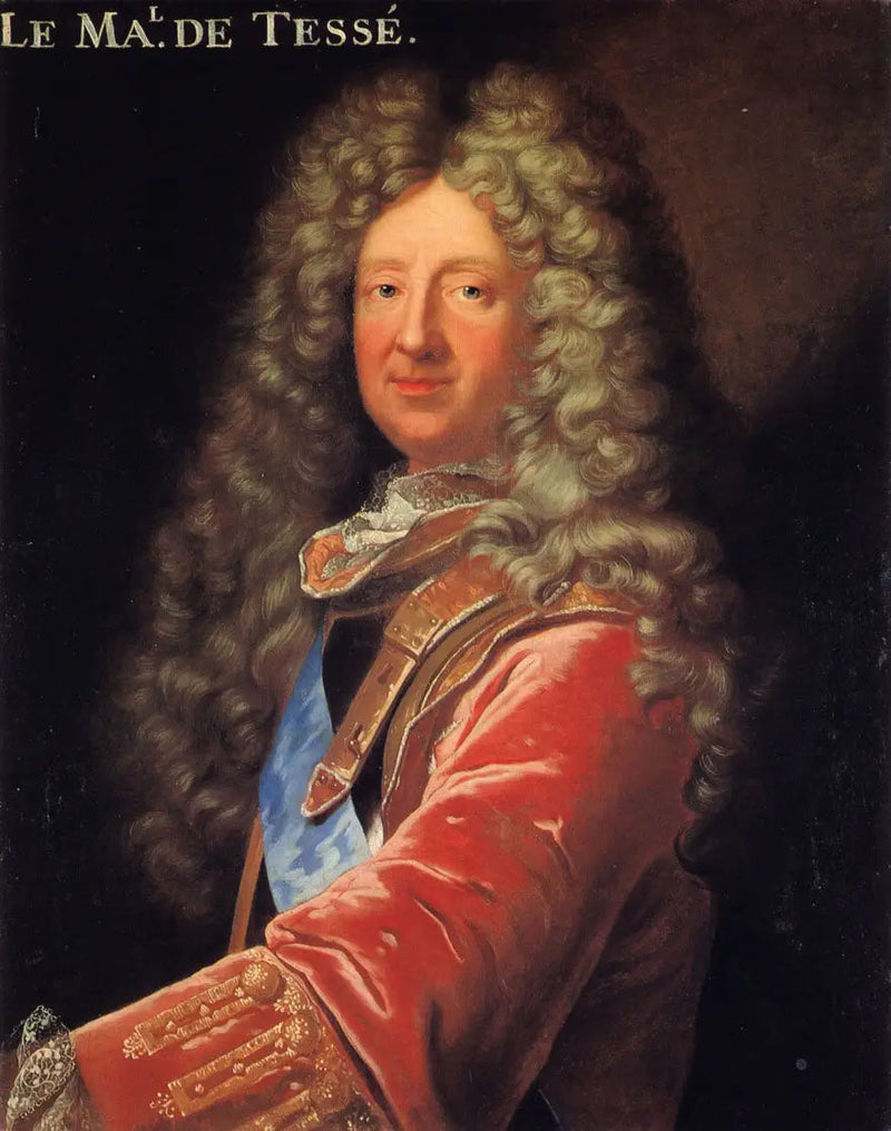 Portræt af marskal de Tessé - Hyacinthe Rigaud