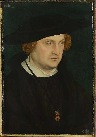 Portræt af markgreve Jean af Brandenburg-Ansbach - Lucas Cranach den Ældre