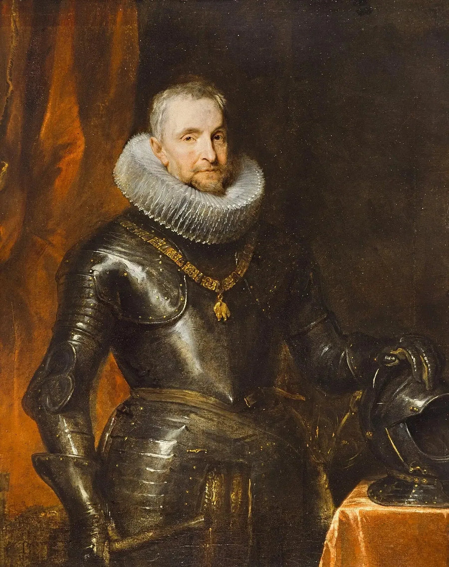 Portrait af marquis Ambrogio Spinola (1569 - 1630) - Antoine van Dyck