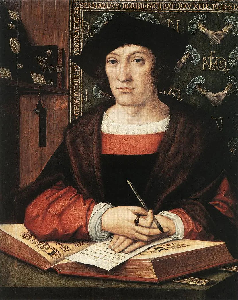 Portrait du médecin Joris van Zelle - Bernard van Orley