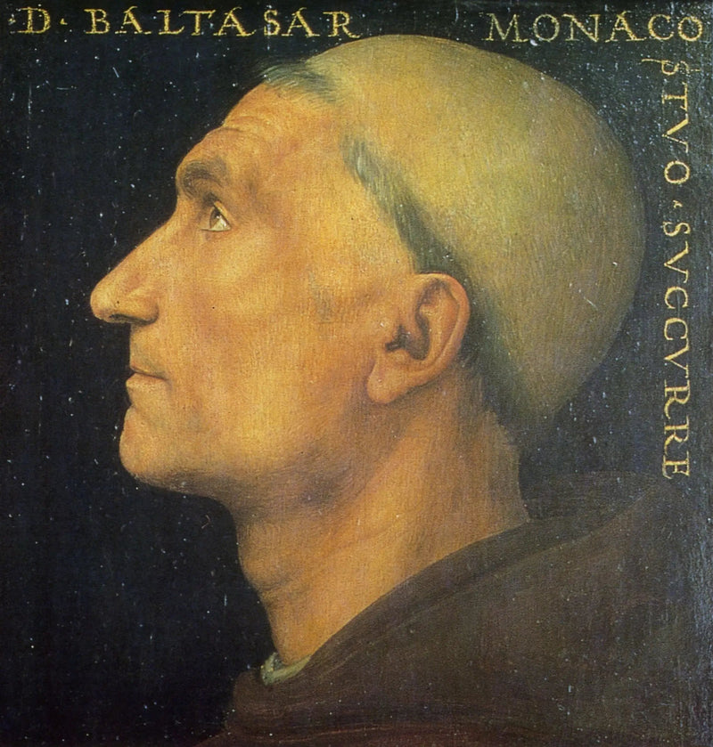 Portræt af munk Baldassarre - Pietro Perugino