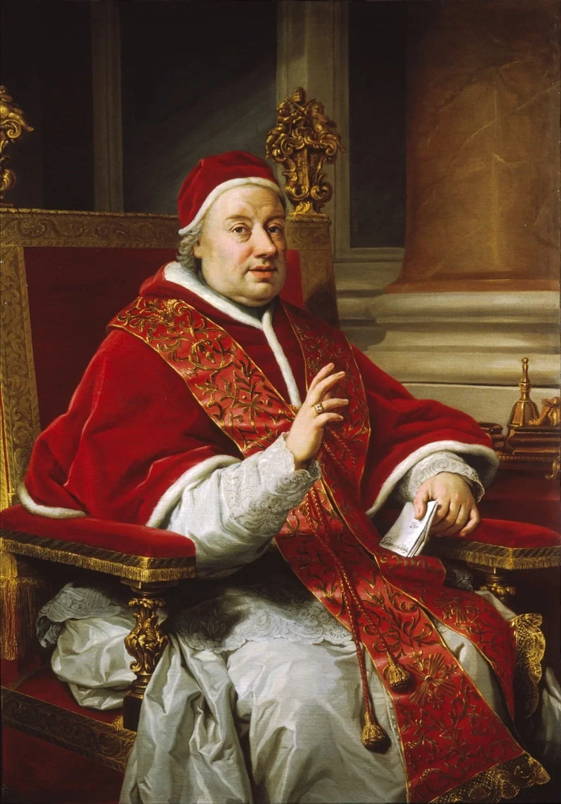 Portræt af paven Clemens XIII - Anton Raphael Mengs