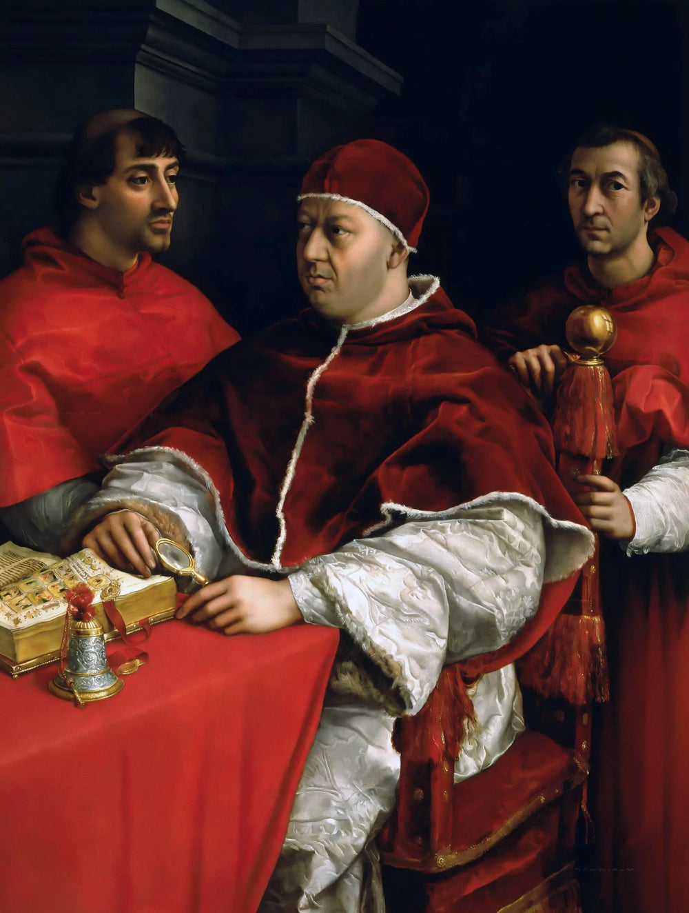 Portrait du pape Léon X - Raphaël Sanzio image 1 reproduction réalisée par Alpha Reproduction