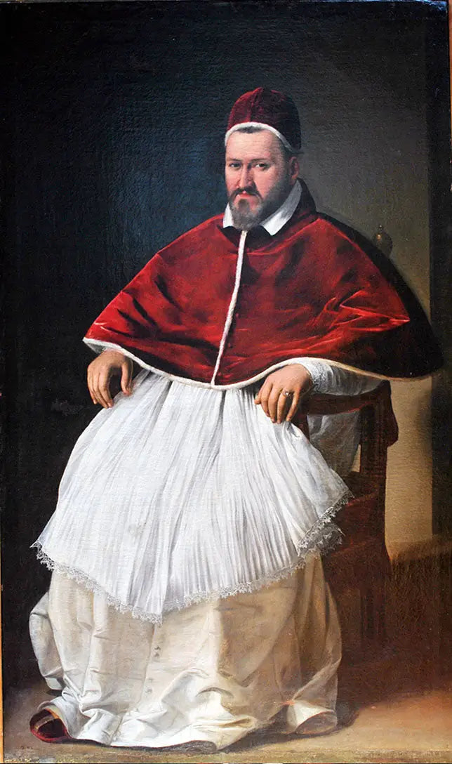 Portræt af pave Paul V - Le Caravage