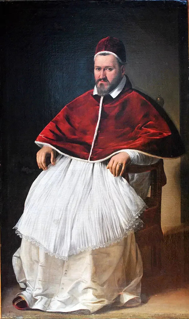 Portræt af pave Paul V - Le Caravage