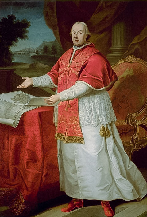 Portræt af pave Pius VI - Pompeo Batoni
