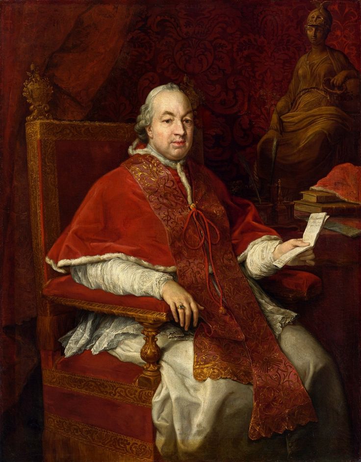 Portræt af paven Pius VI. - Pompeo Batoni