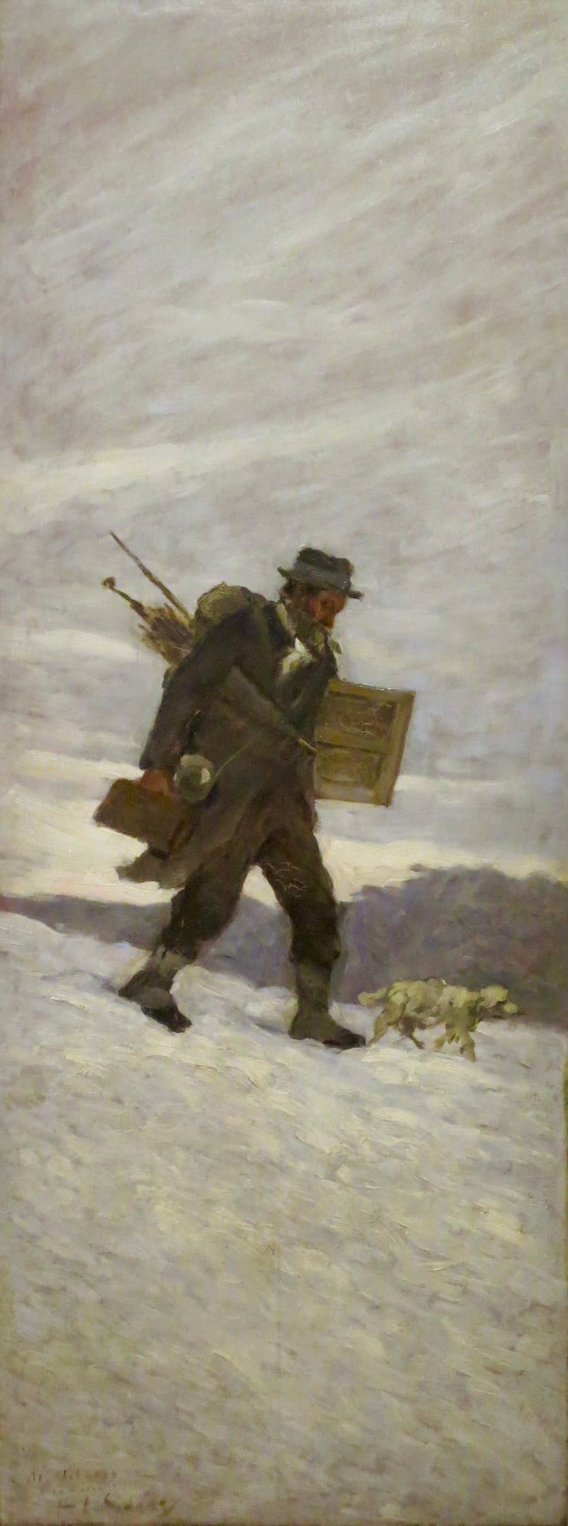 Portræt af maleren Eugène Chigot - Henri Le Sidaner