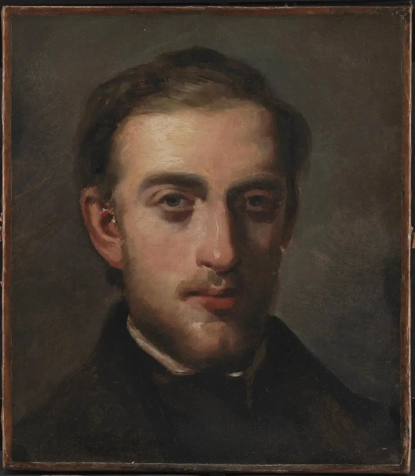 Portrait du peintre Fritz Melbye (1826-1869) - Camille Pissarro image 1 reproduction de peinture à l’huile