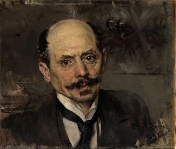Portræt af maleren Jean-Baptiste Edouard Detaille - Giovanni Boldini