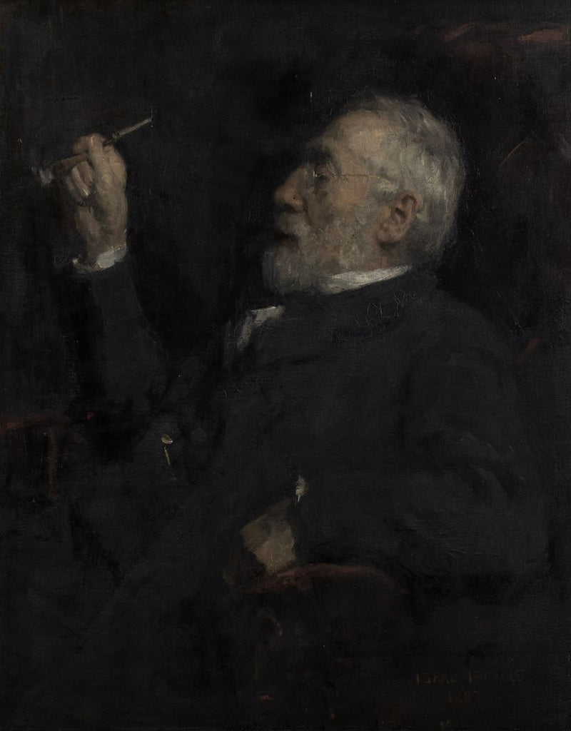 Portræt af maleren Jozef Israels (1824-1911) - Isaac Israels