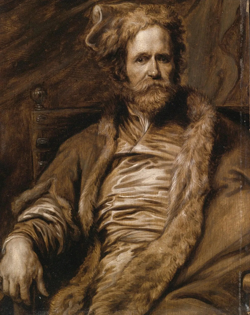 Portrait af maleren Marten Rijckaert (Iconografi) - Antoine van Dyck