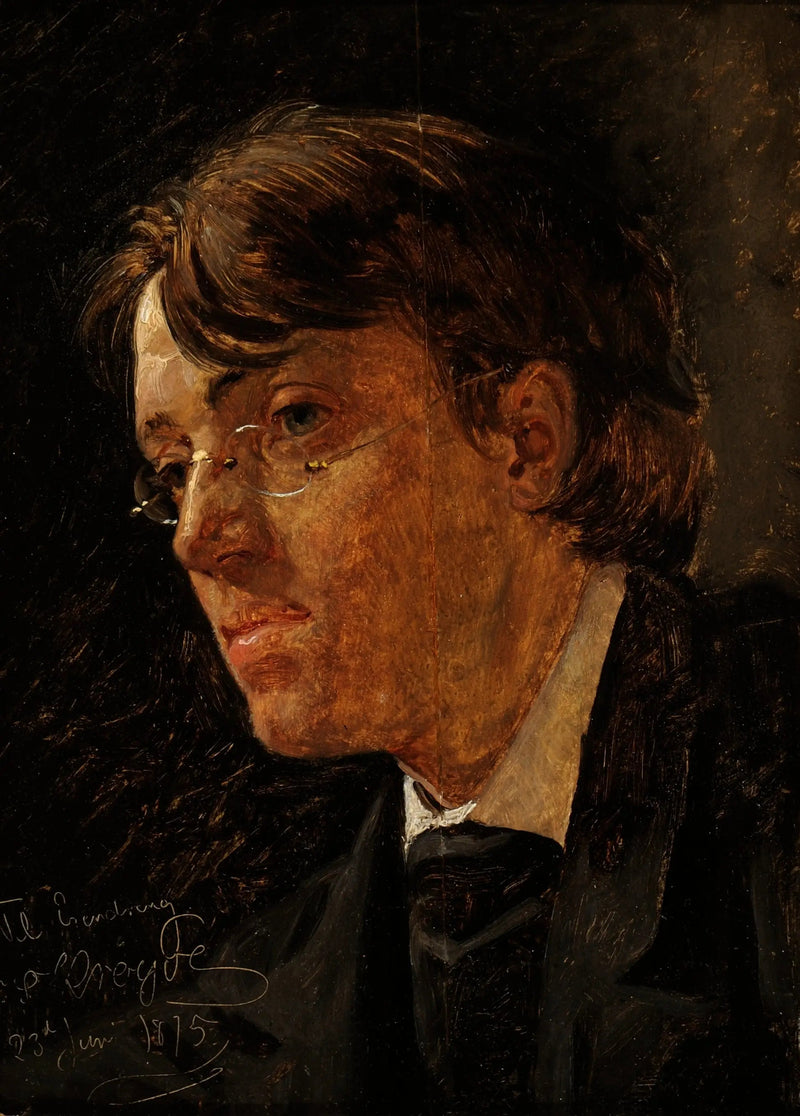 Portrait af den norske maler Eilif Peterssen. - Peder Severin Krøyer
