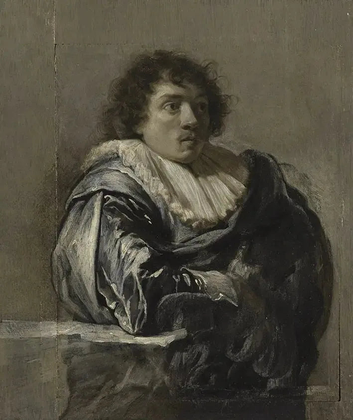 Portrait af maleren Palamedesz Palamedes, gen. Stevaerts - Antoine van Dyck