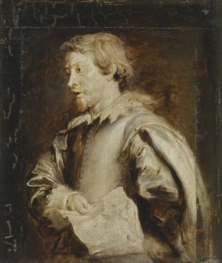 Portræt af landskabsmaleren Lucas van Uden - Antoine van Dyck
