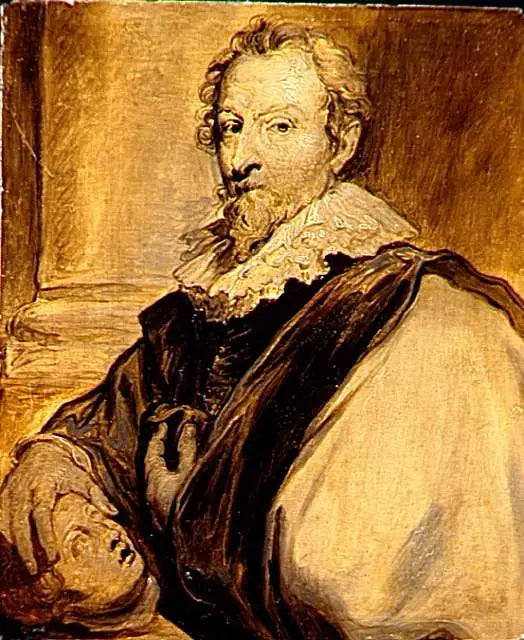 Portrait af maleren van Baelen - Antoine van Dyck