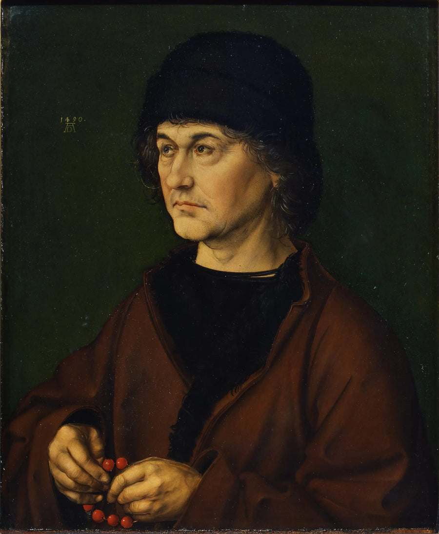 Portræt af kunstnerens far - Albrecht Dürer