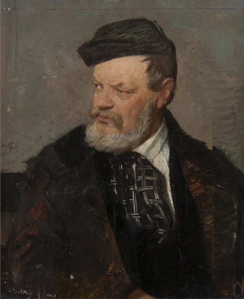 Portræt af kunstnerens far, Antonio Boldini - Giovanni Boldini