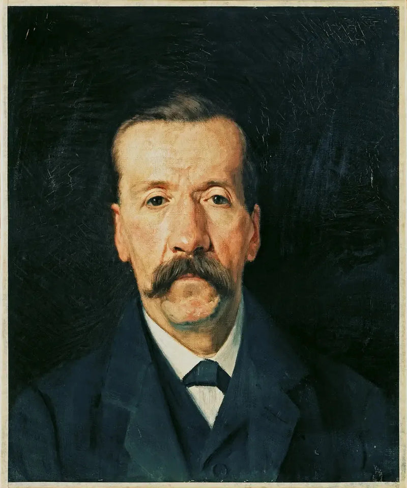 Portræt af kunstnerens far - Félix Vallotton
