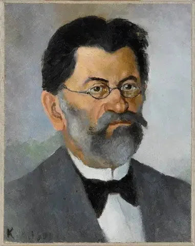 Portræt af kunstnerens far - Kazimir Malevich