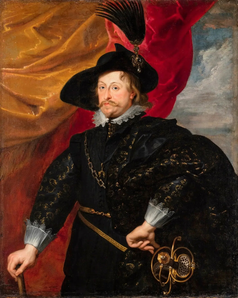 Portræt af prins Ladislas Vasa. - Peter Paul Rubens