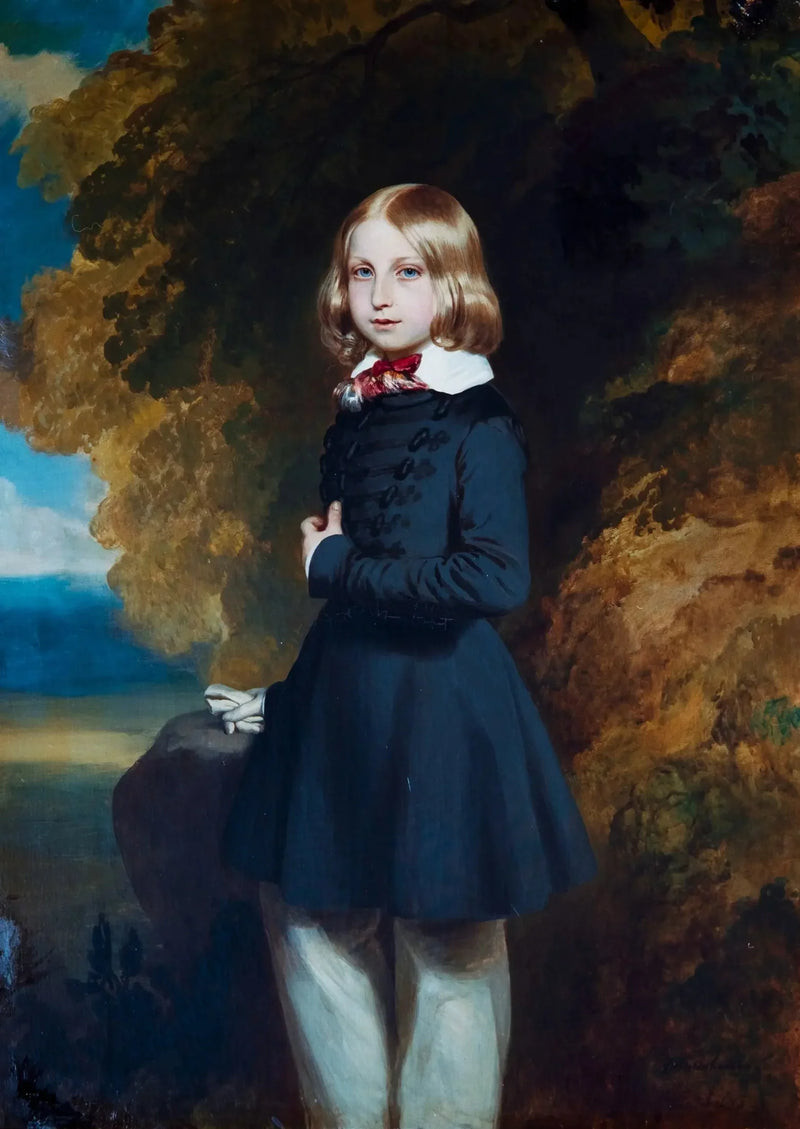 Portræt af prins Philippe, greve af Flandern - Franz Xaver Winterhalter