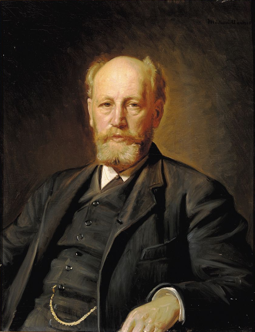 Portræt af professor Tage Algren Tage-Hansen. -Michael Peter Ancher