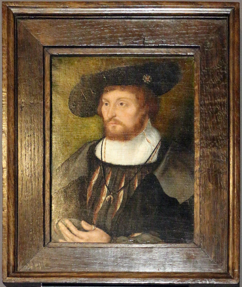 Portræt af kong Christian II af Danmark (1481-1559) - Joos van Cleve