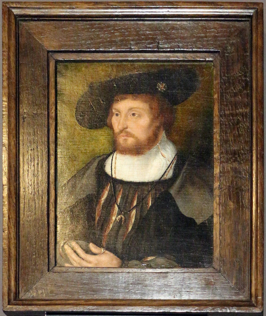 Portræt af kong Christian II af Danmark (1481-1559) - Joos van Cleve