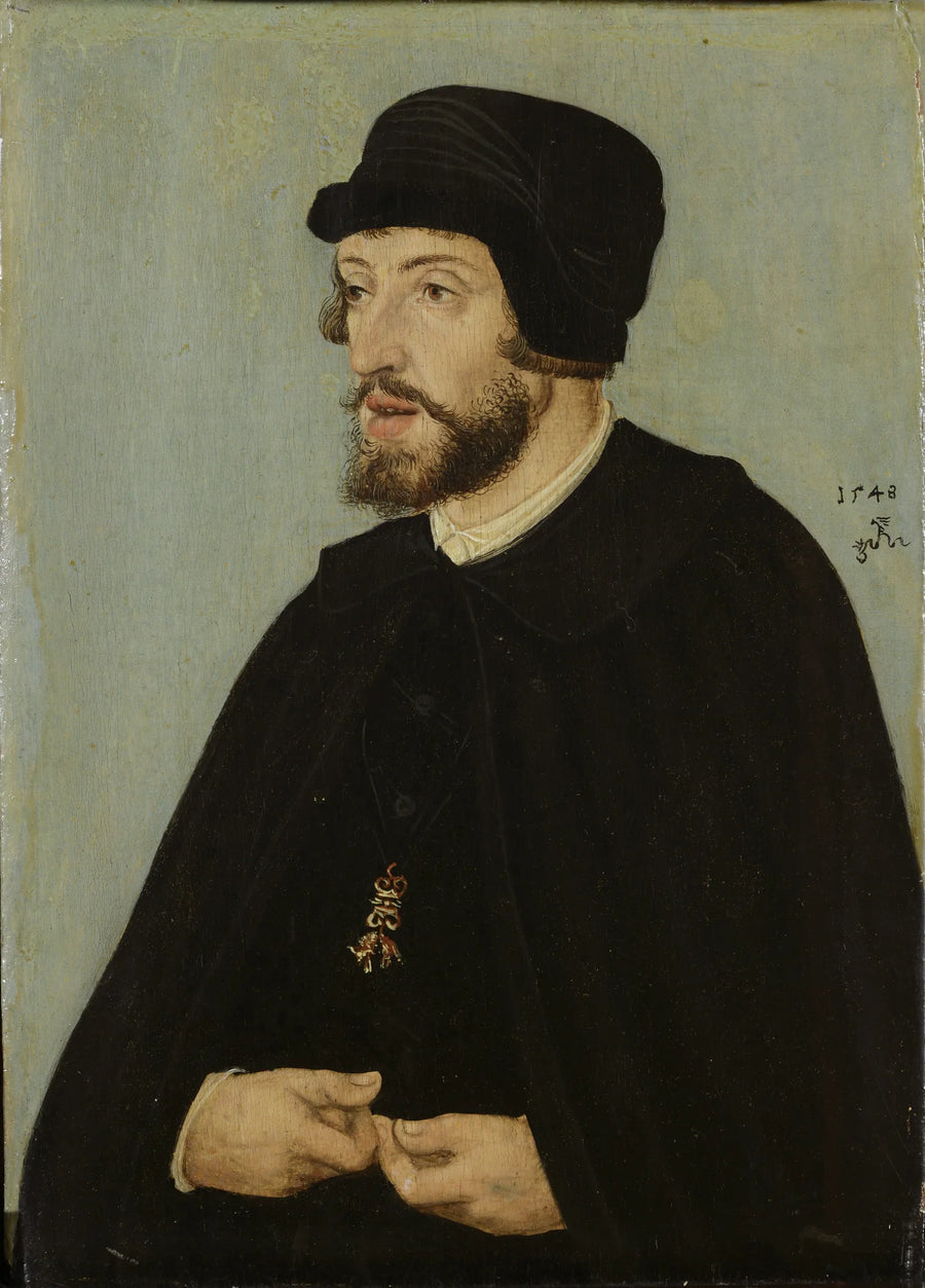 Portræt af kong Ferdinand I. - Lucas Cranach den Ældre