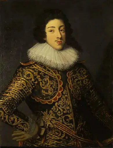 Kong Louis XIII's portræt - Frans Pourbus den Yngre