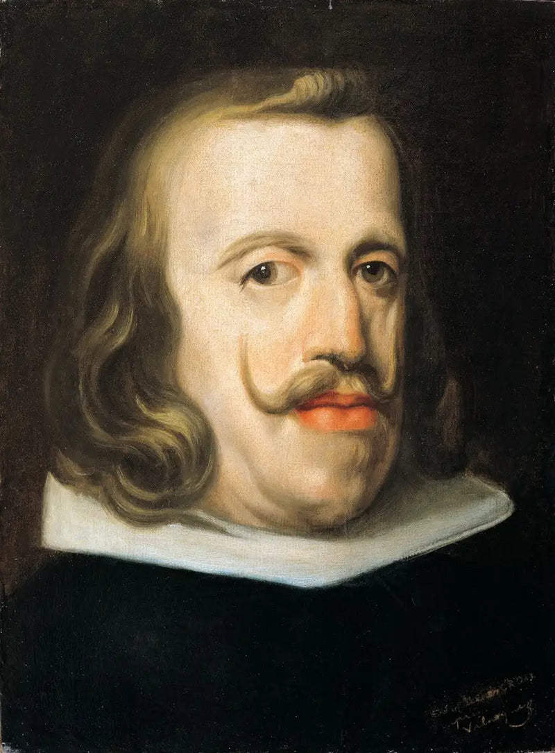 Portræt af kong Philippe IV af Spanien - Eugène Delacroix