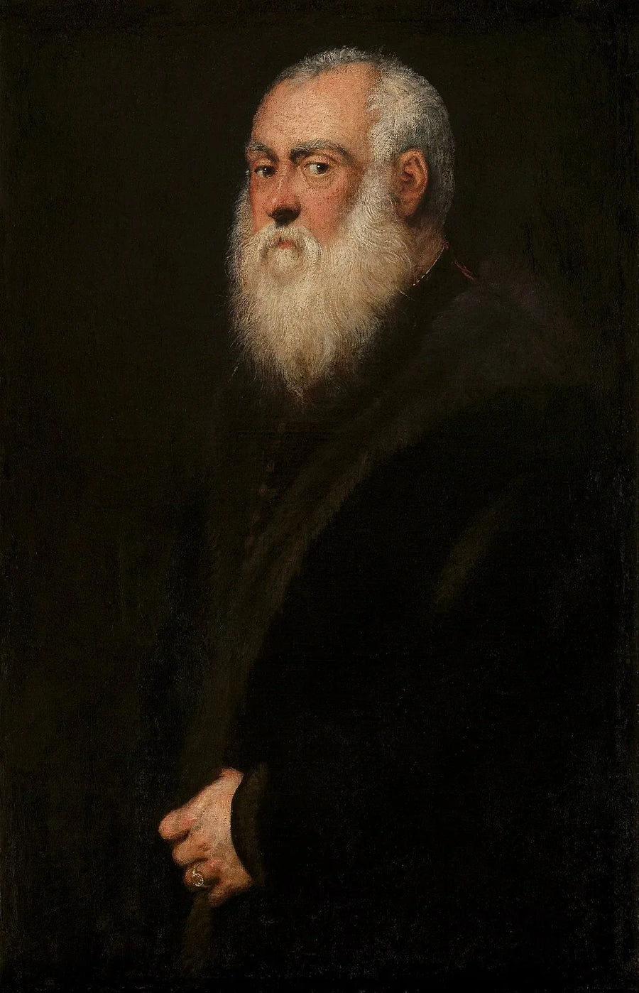 Portræt af kong Sigismund II August (1520-1572) - Jacopo Tintoretto