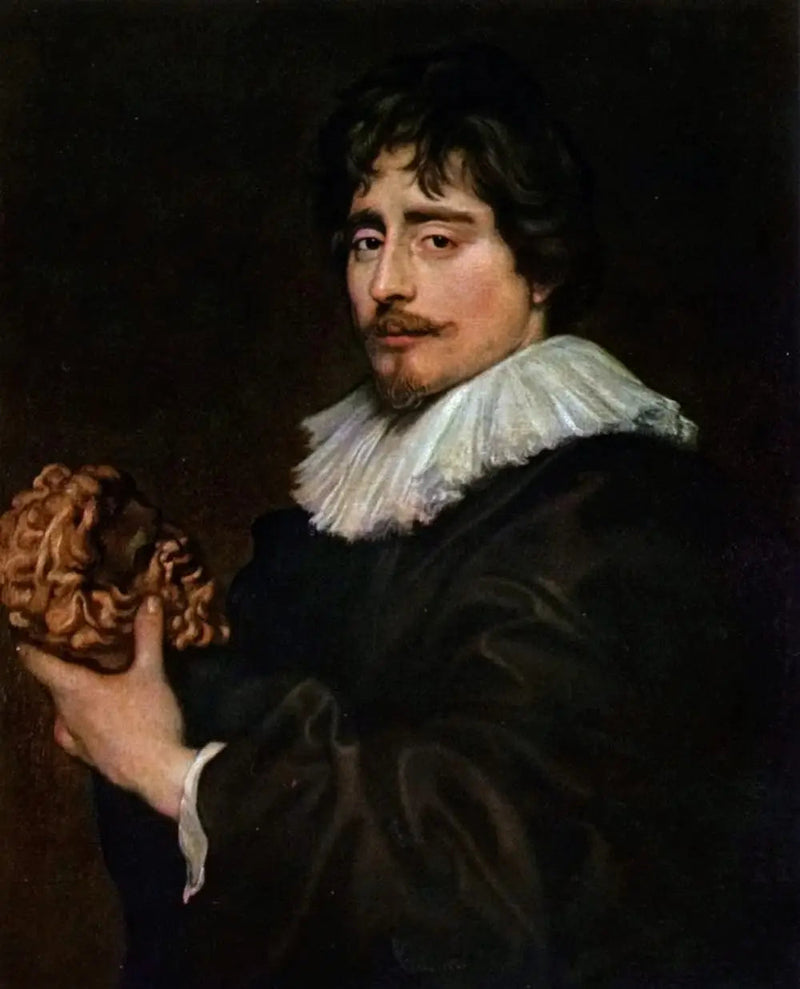 Portræt af skulptøren François Duquesnoy - Antoine van Dyck