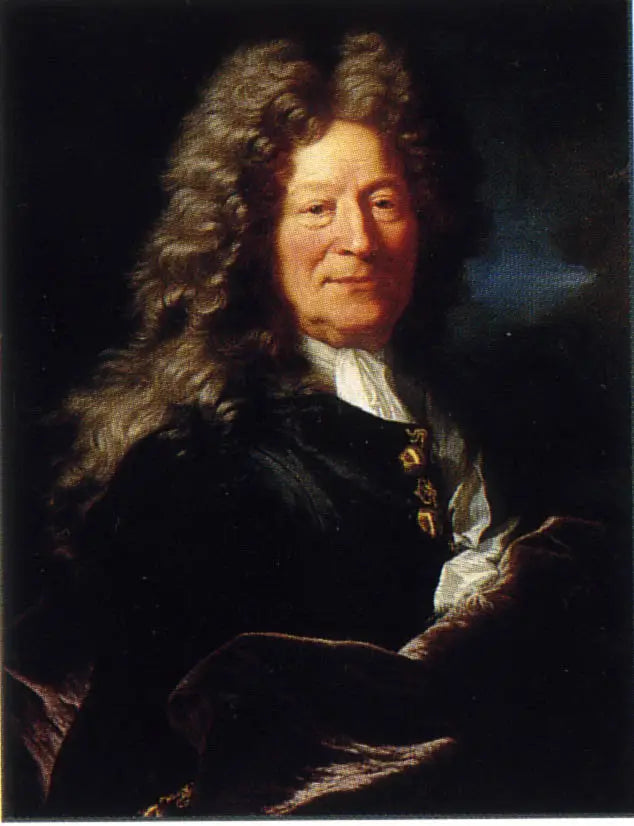 Portræt af billedhuggeren François Girardon - Hyacinthe Rigaud