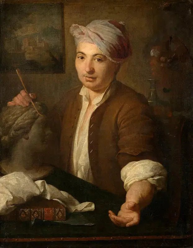 Portræt af billedhuggeren Pierre Lucas - Pierre Subleyras