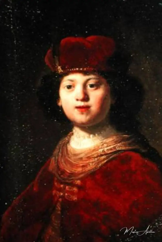 Portrait d'un garçon - Rembrandt van Rijn - Reproductions de tableaux et peintures haut de gamme